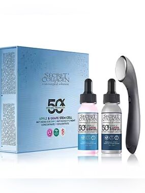$1,200 Eye Care Apple & Grape Stem Cell Skincare Set with Ionic Device
